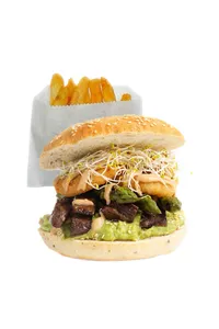 Burger Océano + Papas