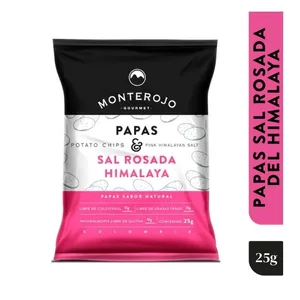 Papas monterojo gourmet sal rosada himalaya x 25 grs