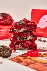 Red Velvet Oreo Cheesecake