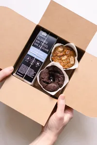 Caja 2 qq + barra brownie