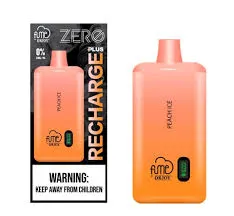 Fume Recharge Plus 0%nic 10000 Puff Peach Ice