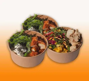 Combo Bowl 2 gohan pollo apanado + 1 bowl teriyaki