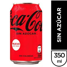 Lata Coca-Cola Zero 350ml