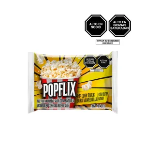 Pop Corn Popflix Extra Mantequilla x 90 g