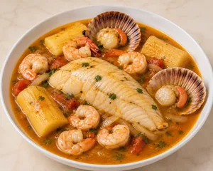 Parihuela de Filete de Corvina