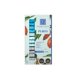 585 - PUROS con mix de chocolates sin azúcar 185 gr.