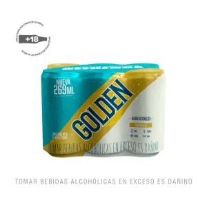Bebida De Maiz Golden Six Pack Lata x 269 ml