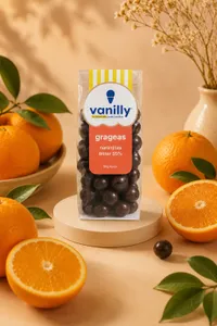 Grageas naranjitas chocolate bitter 80 g
