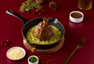 Risoni codillo de cerdo