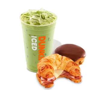 Iced Matcha Latte L + Sándwich + Donut