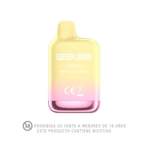 Vapeador Electrónico Geekbar Meloso Strawberry Banana 1500 Puff  1 und