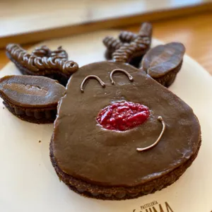 Torta Galleta Vegana Sin Azúcar Reno🎄