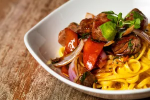 Fetuccini a la Huancaina