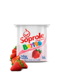 Yoghurt batido sabores, 125 gr