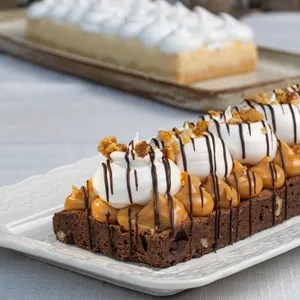 Barra de Brownie Manjar Merengue