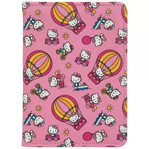 PORTA PASAPORTE HELLO KITTY ROSADO
