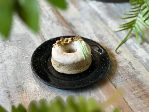Financier con pistacho