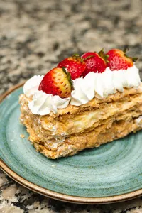 Milhojas de fresas