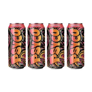 Pack (4 Rtd Psyco Tropical Hit 473 Ml)