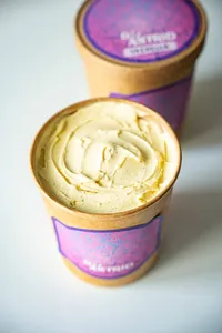 Helado de vainilla