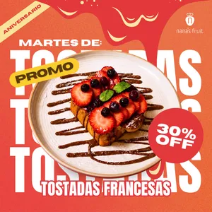 Tostada Francesa Berries Simple