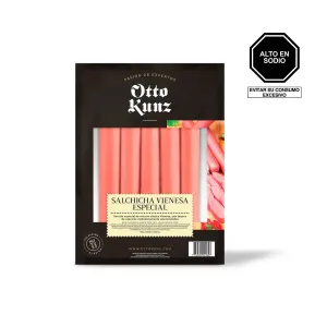 Salchicha Vienesa Especial Otto Kunz Pqt X 250 Gr