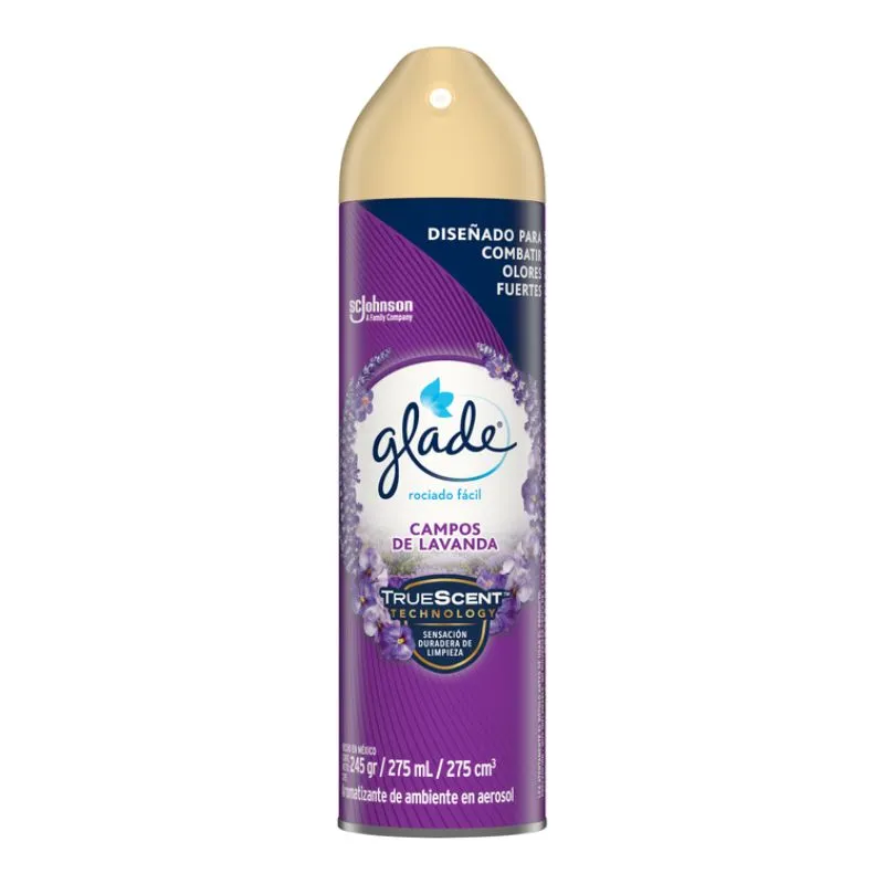 Aromatizante aerosol glade campos de lavanda x 275 ml Aromatizante aerosol glade campos de lavanda x 275 ml
