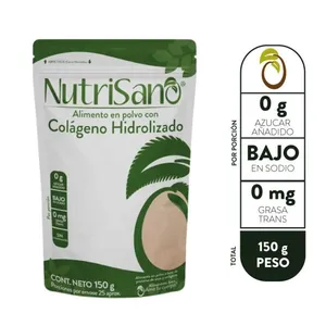 COLAGENO HIDROLIZADO NUTRISANO X 150 GRS