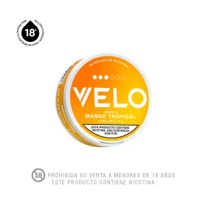 Velo Bolsas de Nicotina Mango Tropical 8 mg x 20 und