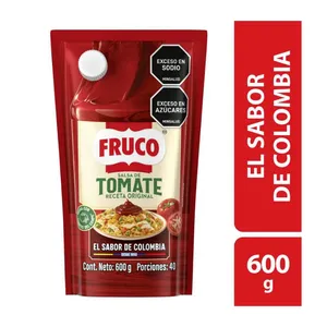SALSA DE TOMATE FRUCO X 600 GRS DOYPACK