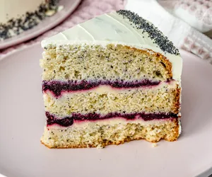 Torta Limón y Amapola Porción