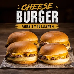 Cheese Burger Simple 4X3