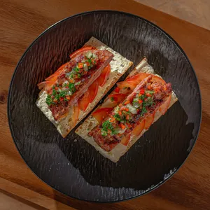 Brusquetas de Chorizo