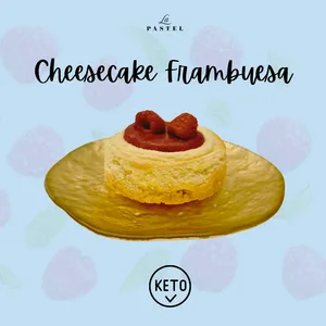Mini Cheesecake frambuesa sin azúcar (CAFETERÍAS)