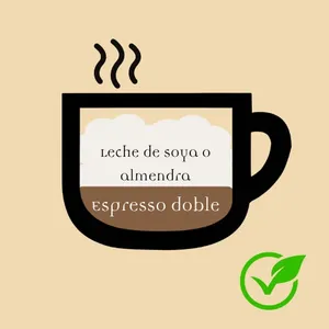Cappuccino doble vegan