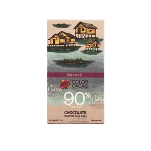 Chocolate color cacao 90% necocli x 60 grs
