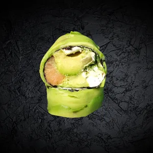Sakee chesse (Oriental) (salmón,queso crema,palta,cebollín)