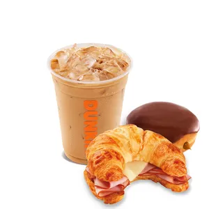 Iced Latte M + Sándwich + Donut