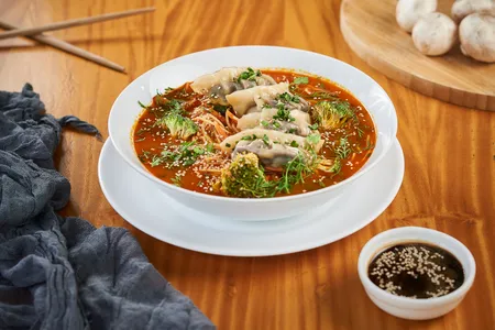 Momo Masala Vegana de Dumplings