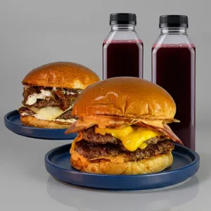 2 Burgers + 2 bebidas