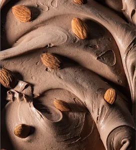Helado de Chocolate con Almendras