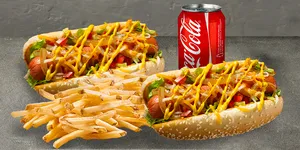 Combo Hot Dogs + Coca Cola