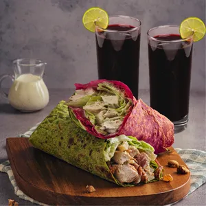 2 Wrap: Pollo Crispy + Mantova + 2 Chichas