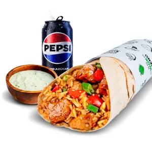 Roll Wok Pollo Teriyaki