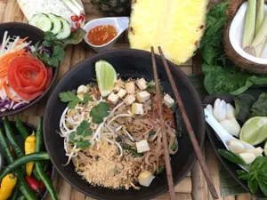Pad thai vegetariano