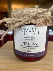 Mermelada Artesanal de Ciruela con Alulosa 450 grs
