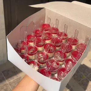 Vasos Cheesebrownie