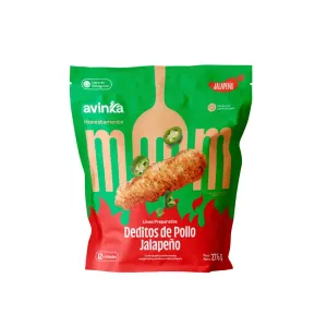 Deditos De Pollo Jalapeño Avinka Bolsa X 12 Und