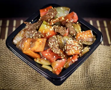 Res con vegetales