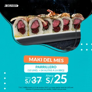 PROMO MAKI DEL MES